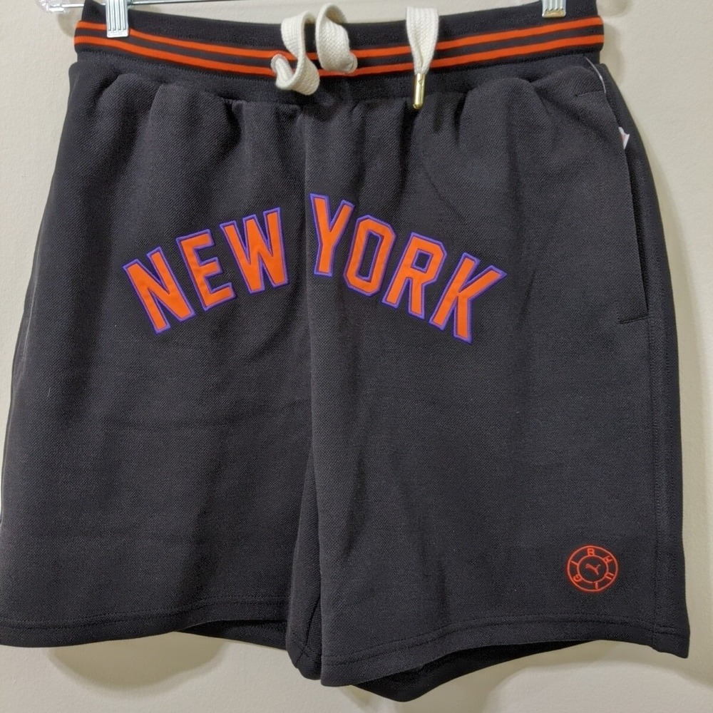 Puma x Rhuigi Men's New York Casual Basketball Shorts Black Large 539496-01 NWT - Picture 4 of 13